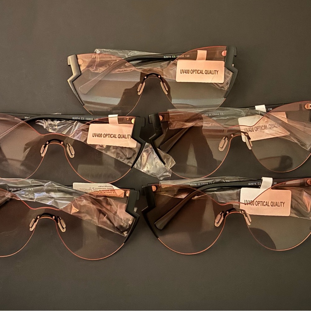 5 piece Chic Pink Sunglasses for Effortless Style